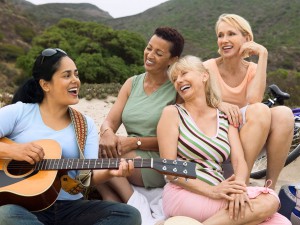 Group of women singing