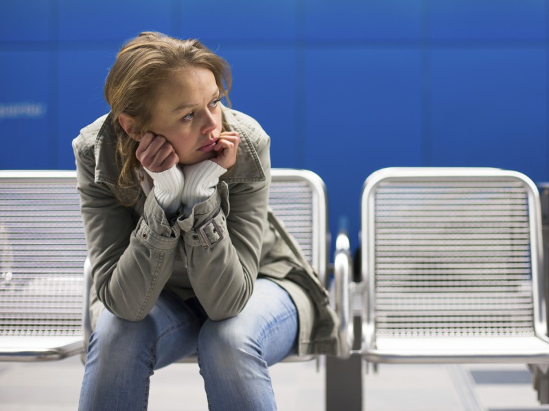 Woman with anxiety