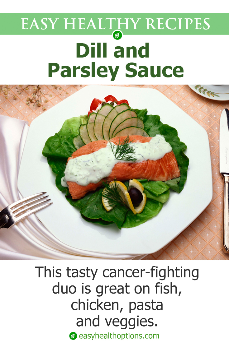 Recipe Dill and parsley sauce Easy Health Options®