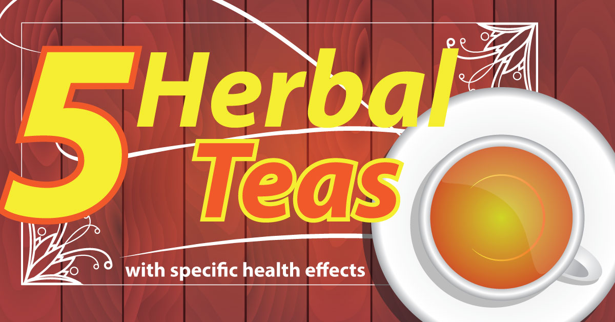 5 herbal teas with targeted health effects [infographic] Easy Health