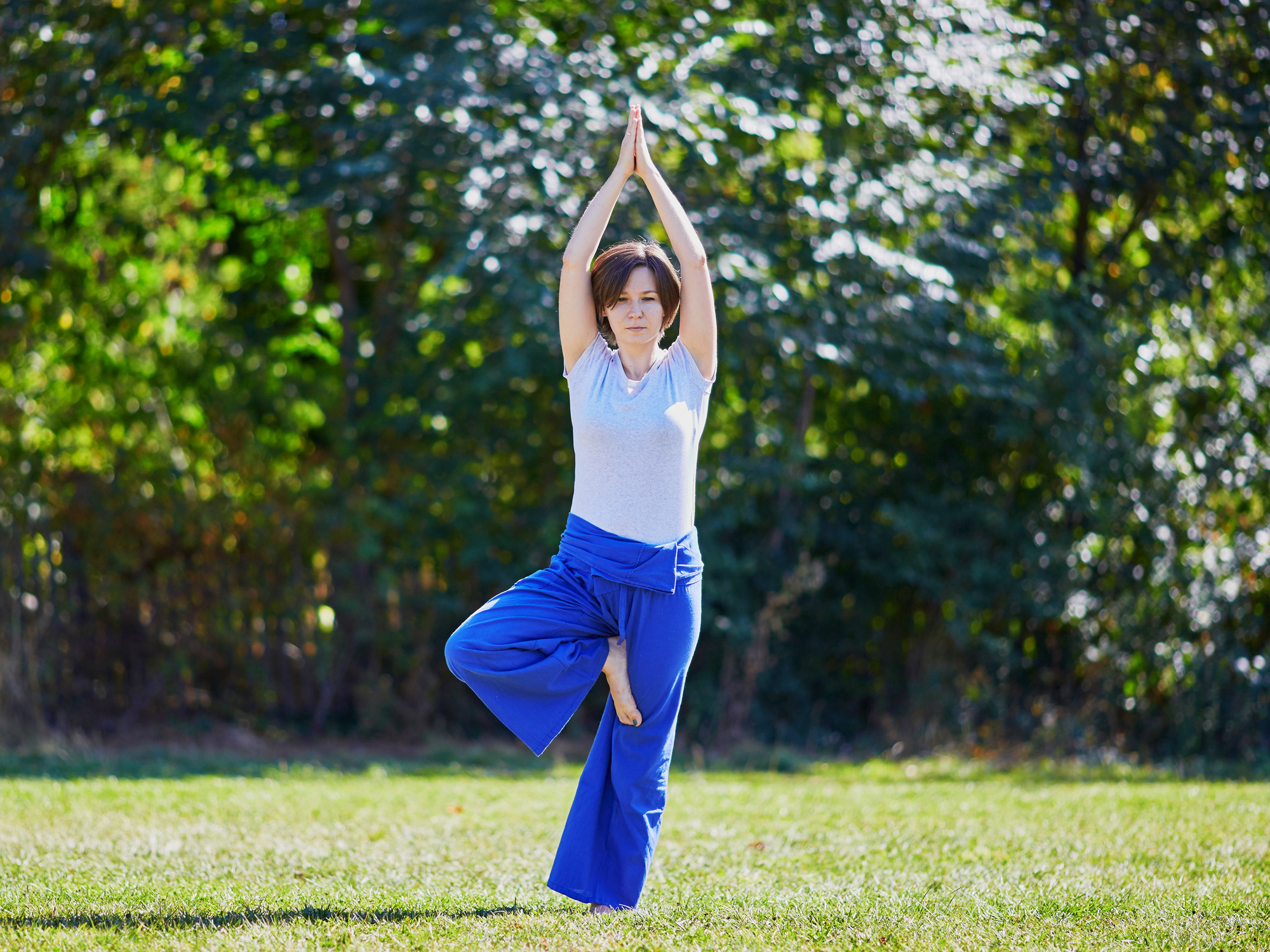 Get balanced with yoga tree pose - Easy Health Options®
