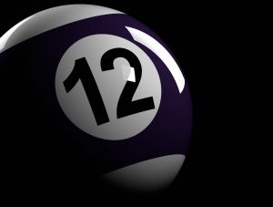 Pool Ball Number 12