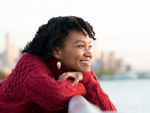 Happy smiling woman
