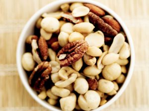 Bowl of mixed nuts