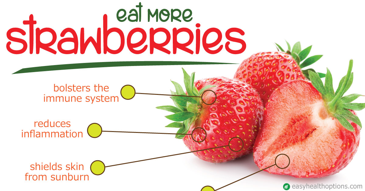 Health benefits of organic strawberries [infographic] Easy Health