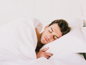 Man asleep