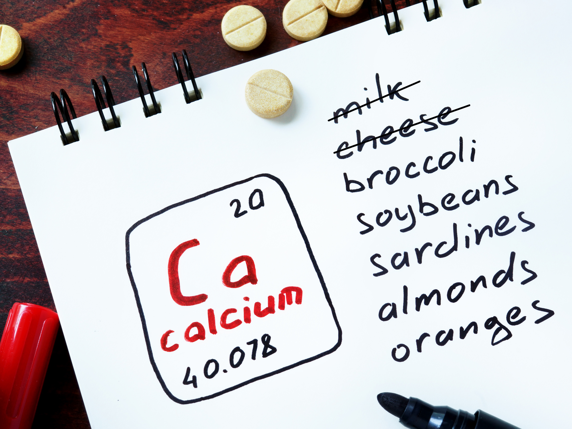 Non-dairy calcium-rich foods for super strong bones