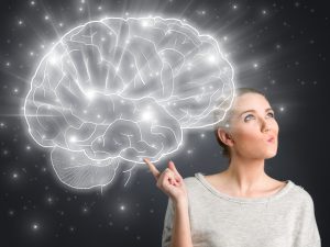Brain power concept