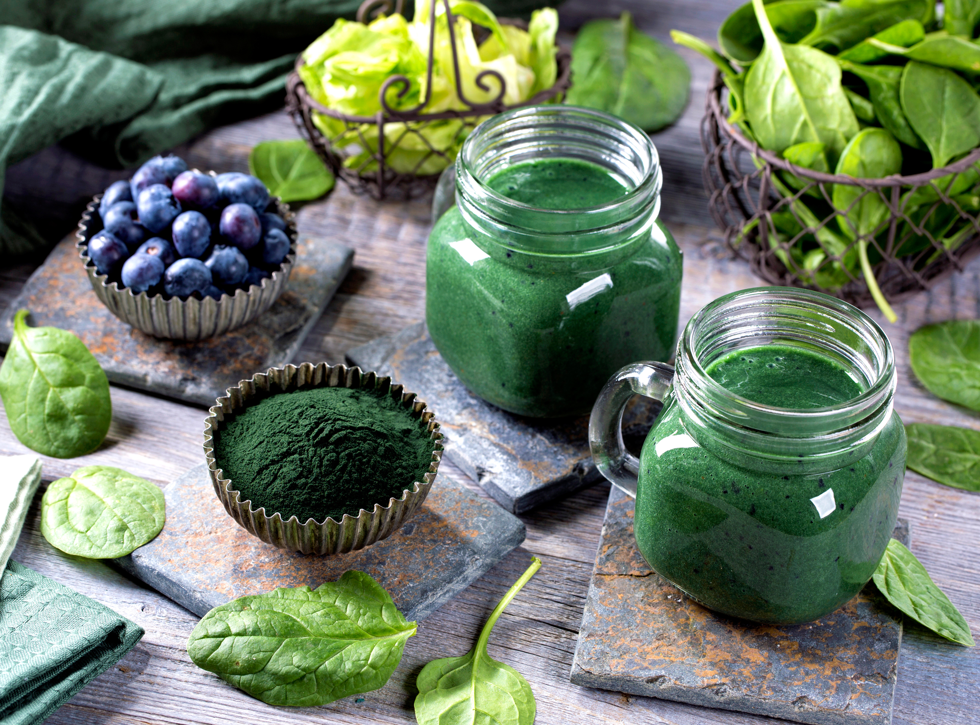 The power of green superfoods