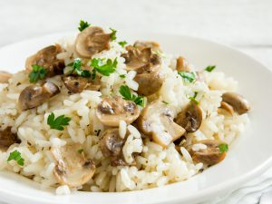 Mushroom risotto