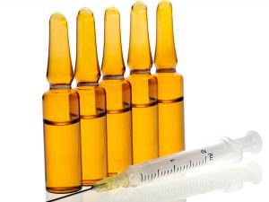 Vitamin shots with needle