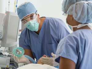 Person in surgery