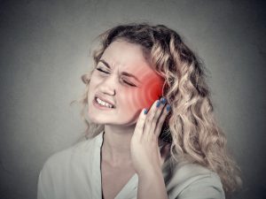 Woman with Tinnitus