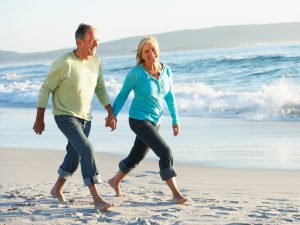 Couple walking