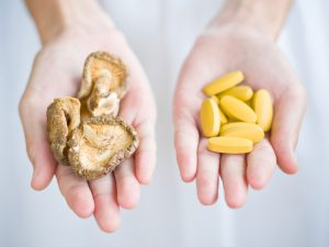 Mushrooms and pills