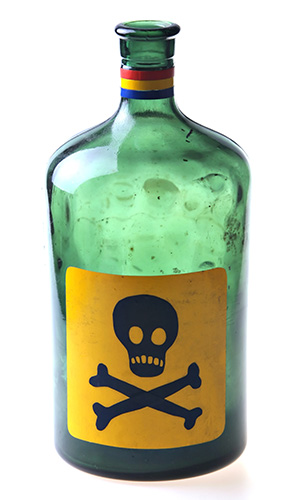 bottle of poison