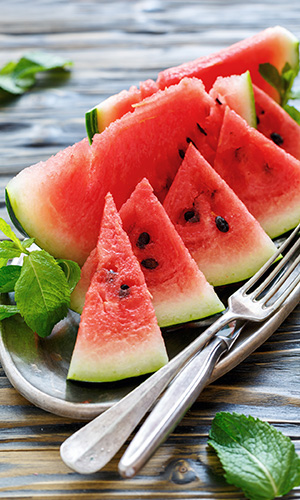 Watermelon slices