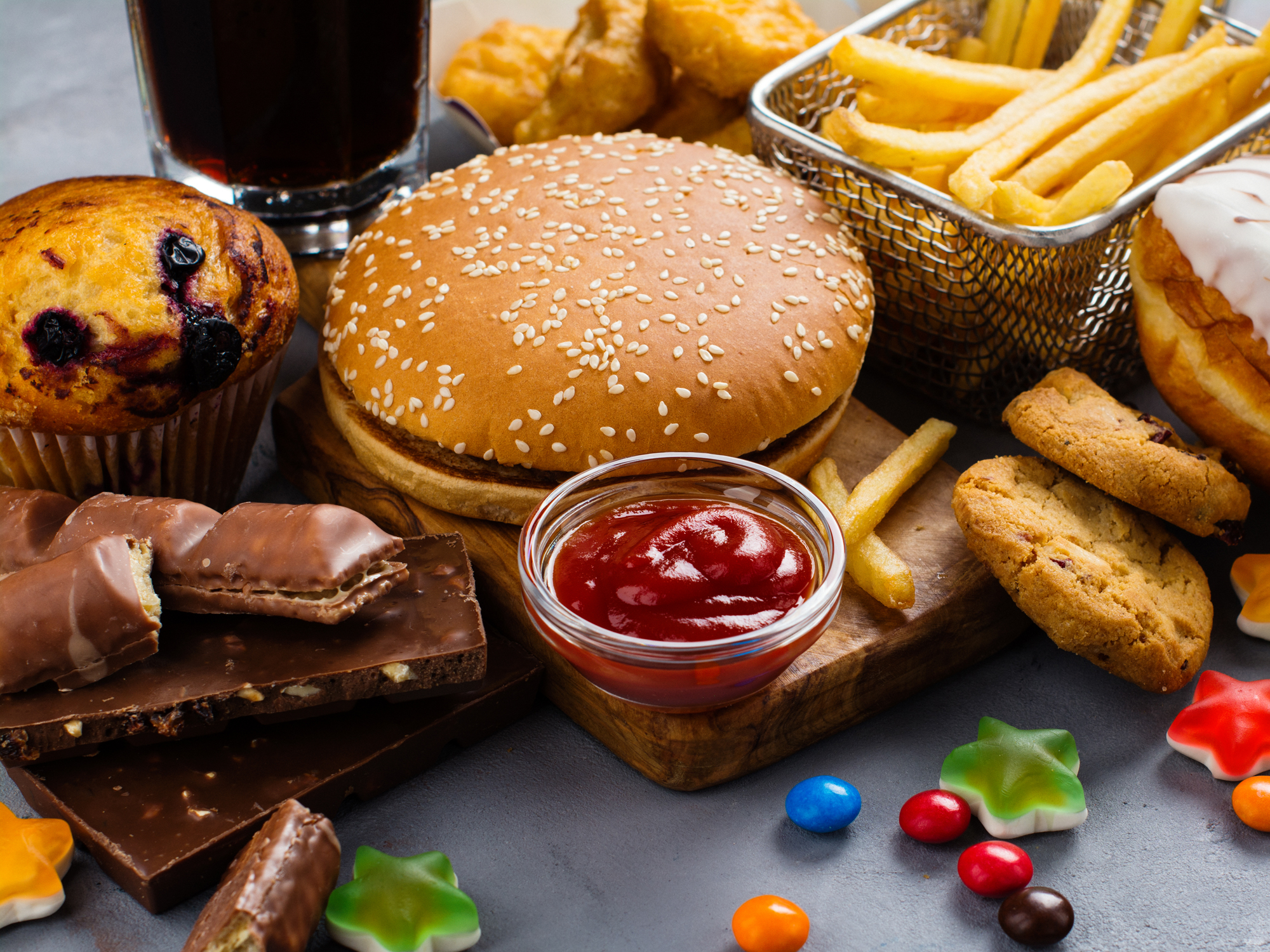 34 health problems fueled by junk food