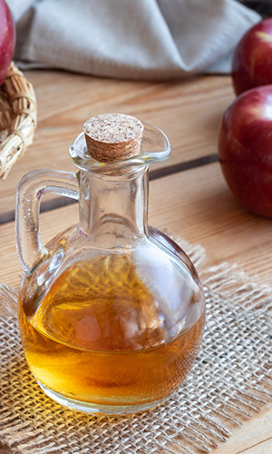 Apple cider vinegar bottle