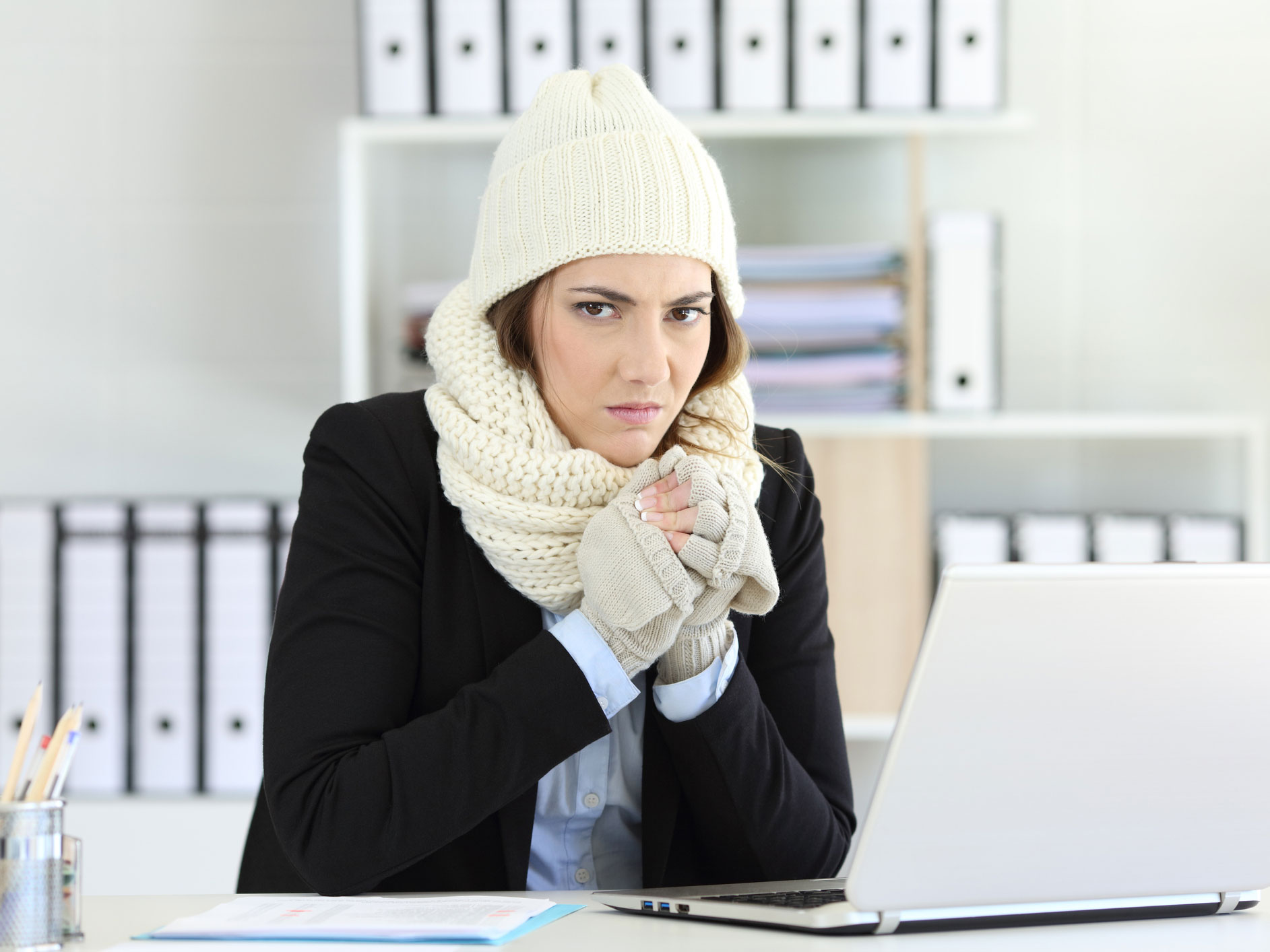 Turning up the office thermostat turns up performance for women