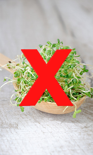 Avoid alfalfa