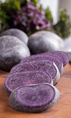 Purple potatoes