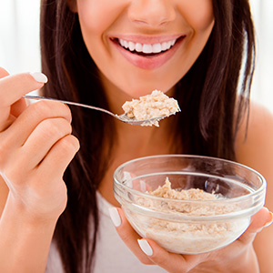 Oatmeal is rich in tryptophan