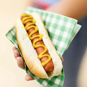 Hot dogs are filled with sodium nitrites