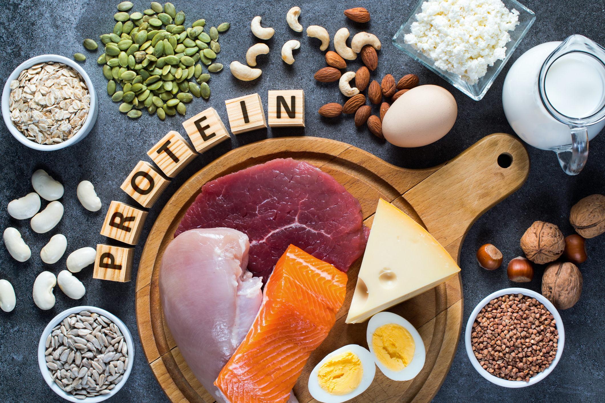 Cuanta proteina comer en definicion