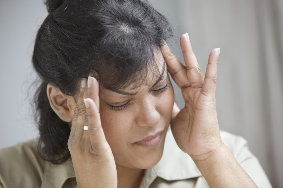 Simply press these points for headache relief