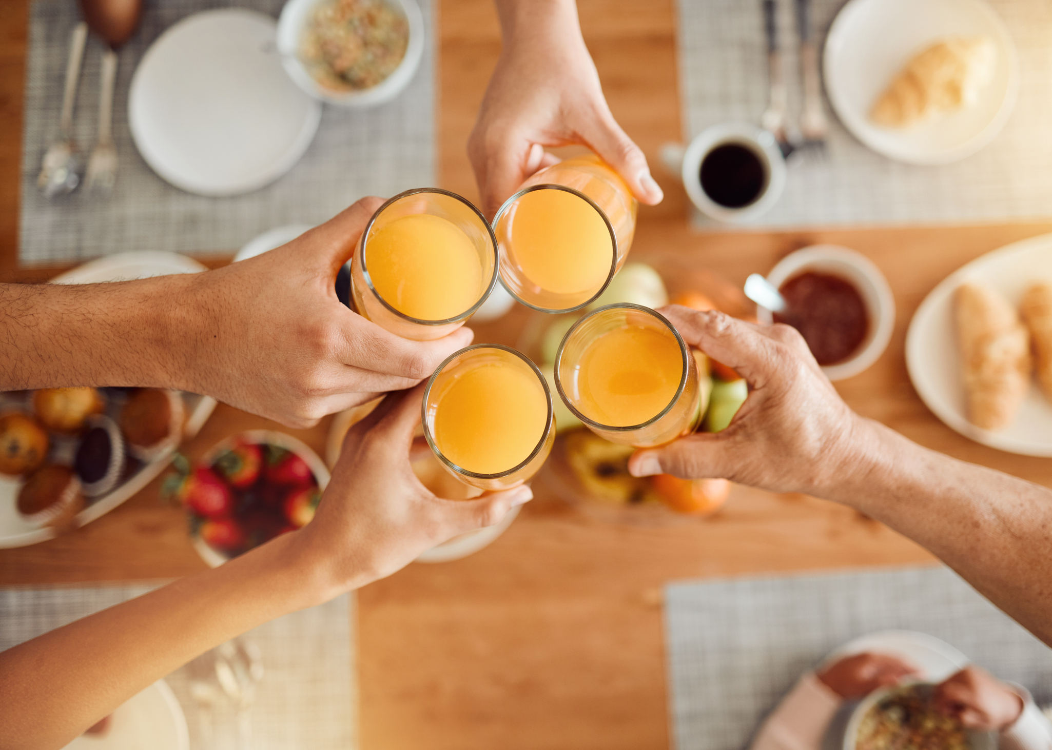 What happens inside your cells after drinking orange juice